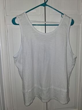 RBX White Scoop Neck Tank Top